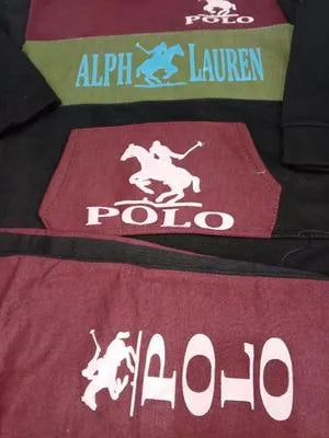 2 Pcs Boy's Cotton Fleece Printed Hoodie Tracksuit